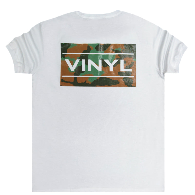 Vinyl art clothing - 92524-02 - white army logo t-shirt