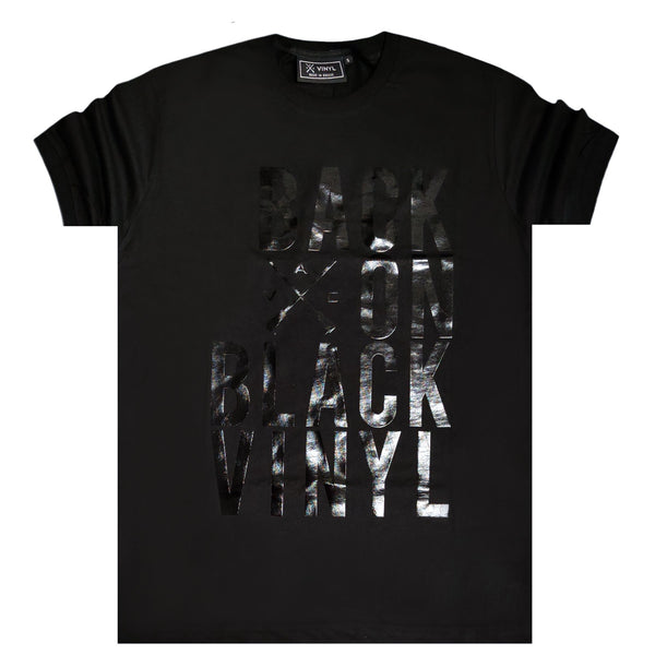 Vinyl art clothing - 95610-01 - t-shirt back on black - black