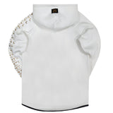 Vinyl art clothing - 98220-02 - full-zip hoodie with logo sleeves - white
