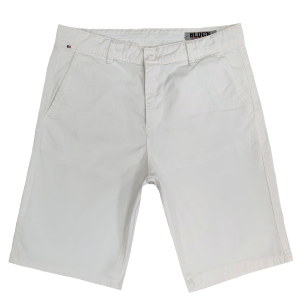 Block Jeans - ART-074 - Chino Shorts - White