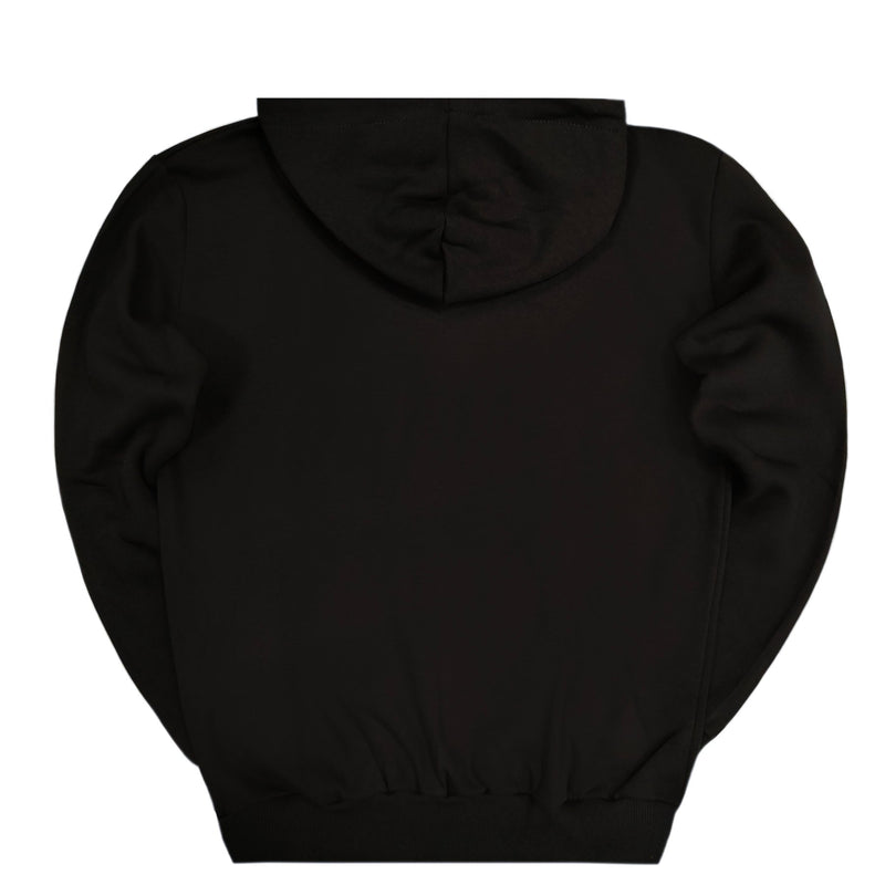 Clvse society - W22-507 - dark mirror logo hoodie - black