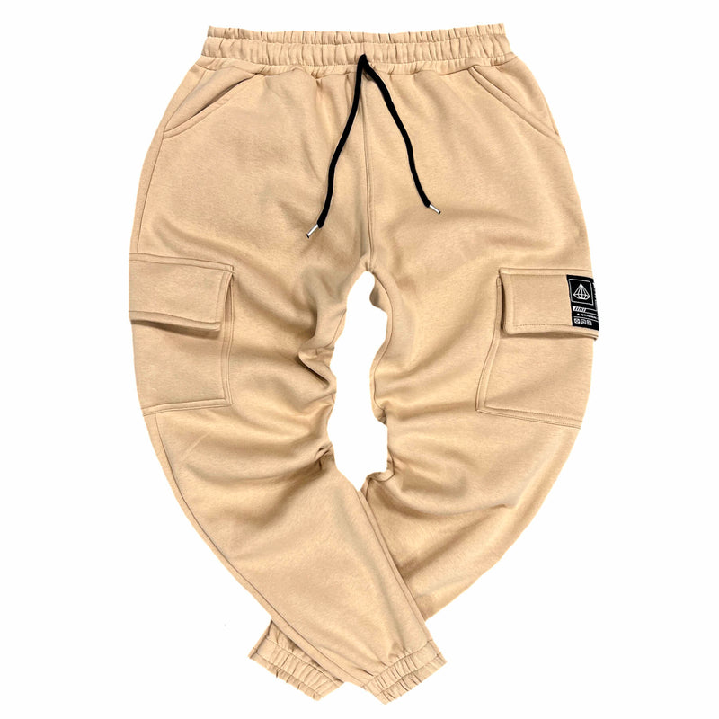 Tony couper  - F23/25 - cargo trackpants - light brown