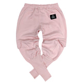 Tony couper - F23/2 - rip cargo trackpants - pink