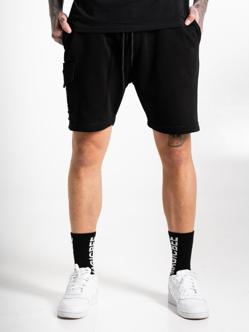 Magicbee - MB2251 - cargo shorts - black