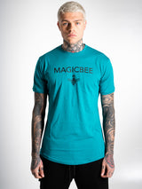 Magic bee - MB2206 - classic petrol logo tee - petrol