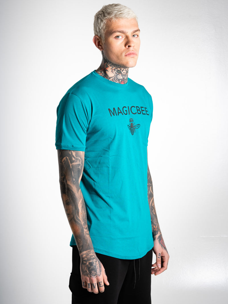 Magic bee - MB2206 - classic petrol logo tee - petrol