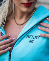Henry clothing - 3-320 - mint zip through hoodie