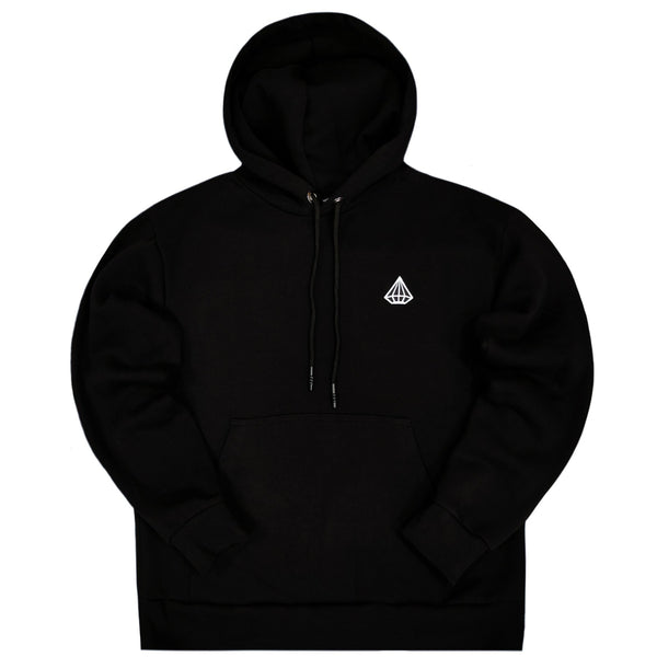 Tony couper - H23/26 - diamond hoodie - black