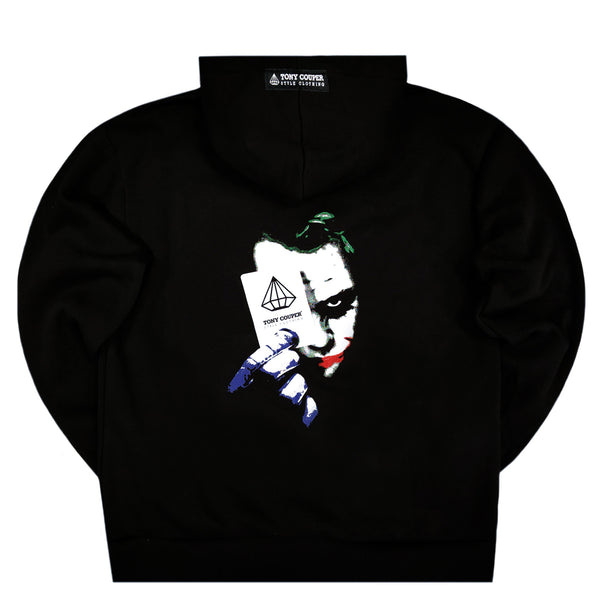 Tony couper - H23/1 - joker hoodie - black
