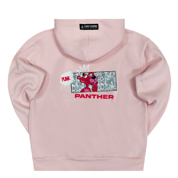 Tony couper - H23/4 - panther hoodie - pink