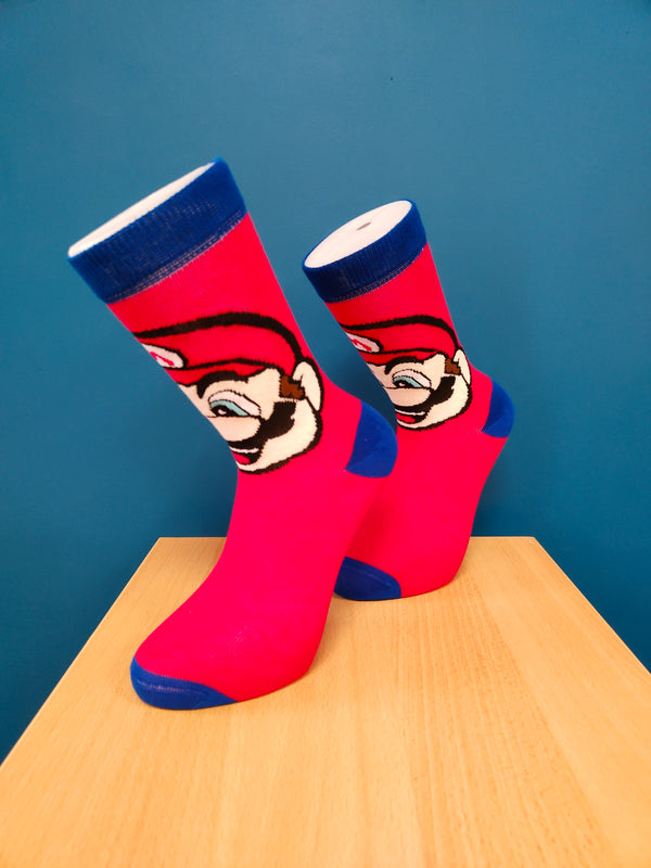 V-TEX SOCKS SUPER MARIO - RED