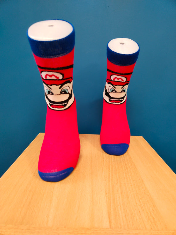 V-TEX SOCKS SUPER MARIO - RED