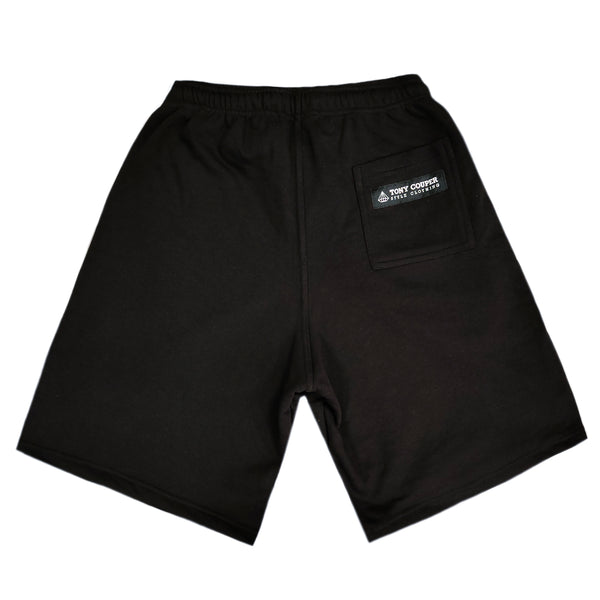 Tony Couper - V22/17 - patch shorts - black