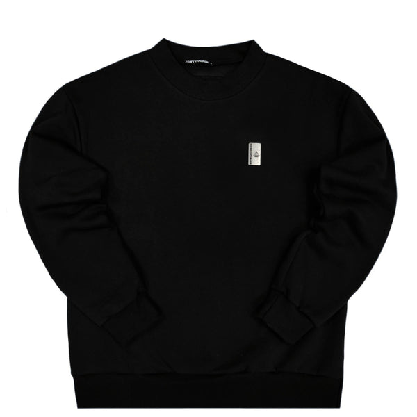 Tony couper - S23/20 - small logo crewneck - black