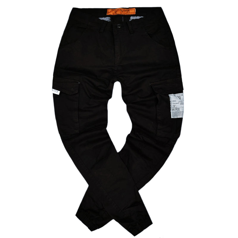 Block jeans - jack - cargo pants w22 - black