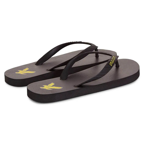 Lyle & scott true black footwear flip flop fw1213-572