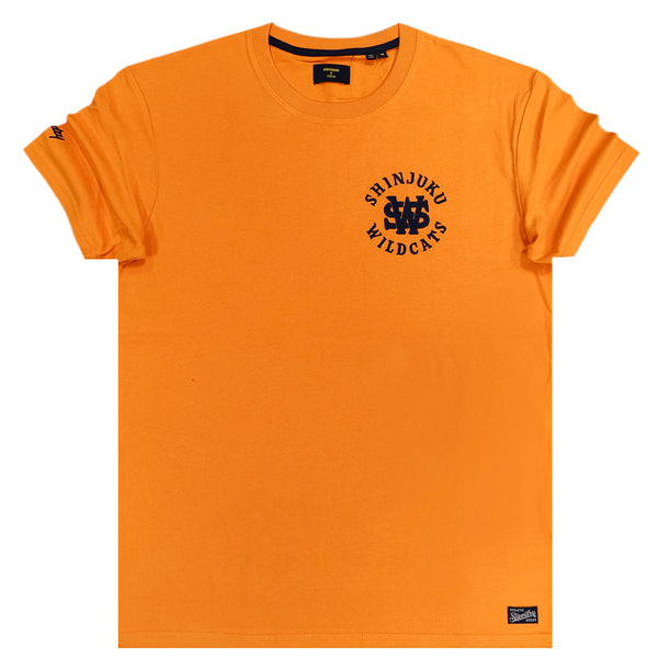 Superdry - M1011333A-ETZ - track vintage collegiate tee - orange