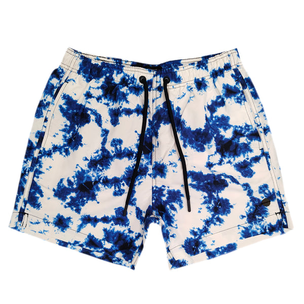 Superdry - M3010172A-6YM - optic tie die studios sd swim short - blue