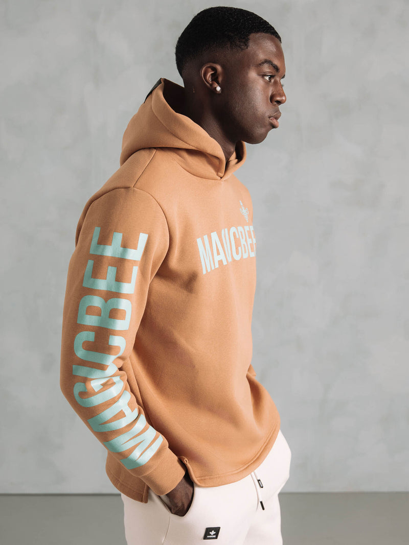 Magicbee - MB22506 - double logo hoodie - wb22506-camel