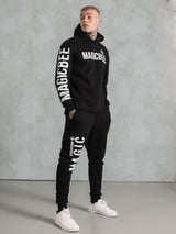 Magicbee - MB22506 - double logo hoodie - black