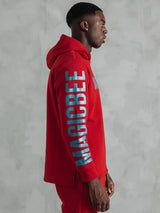 Magicbee - MB22506 - double logo hoodie - red