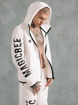 Magicbee - MB22602 - side logo jacket - off white