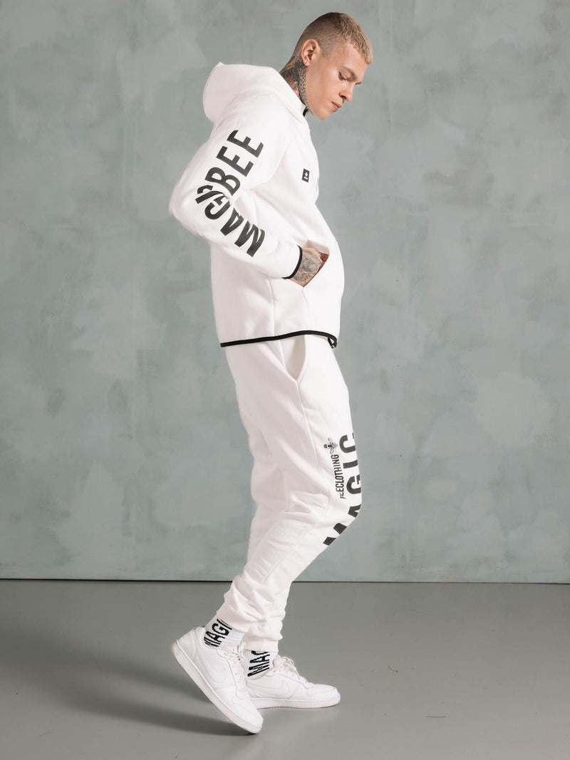 Magicbee - MB22602 - side logo jacket - off white