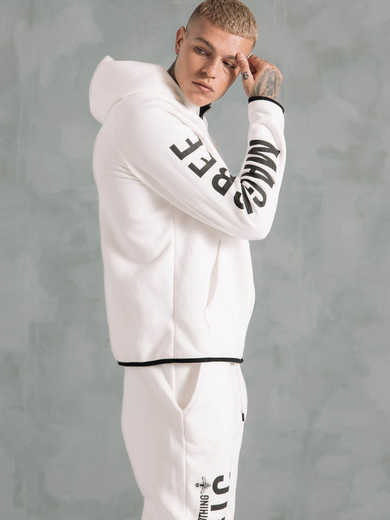 Magicbee - MB22602 - side logo jacket - off white