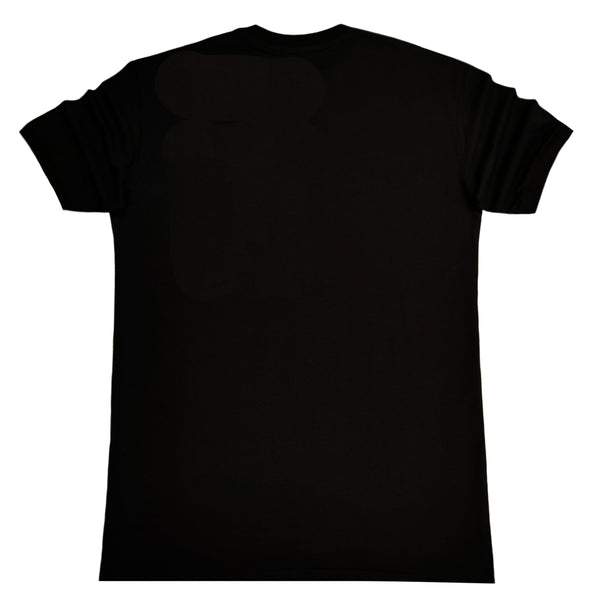 Magic bee - MB2205 - glossy logo tee - black