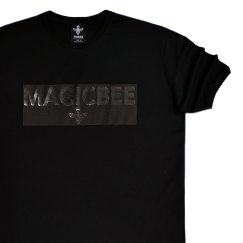 Magic bee - MB2205 - glossy logo tee - black