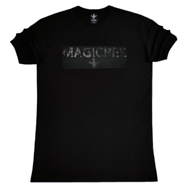 Magic bee - MB2205 - glossy logo tee - black