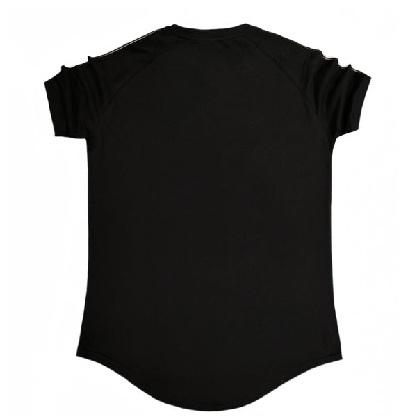 Magicbee - MB2222 - black tape tee - black