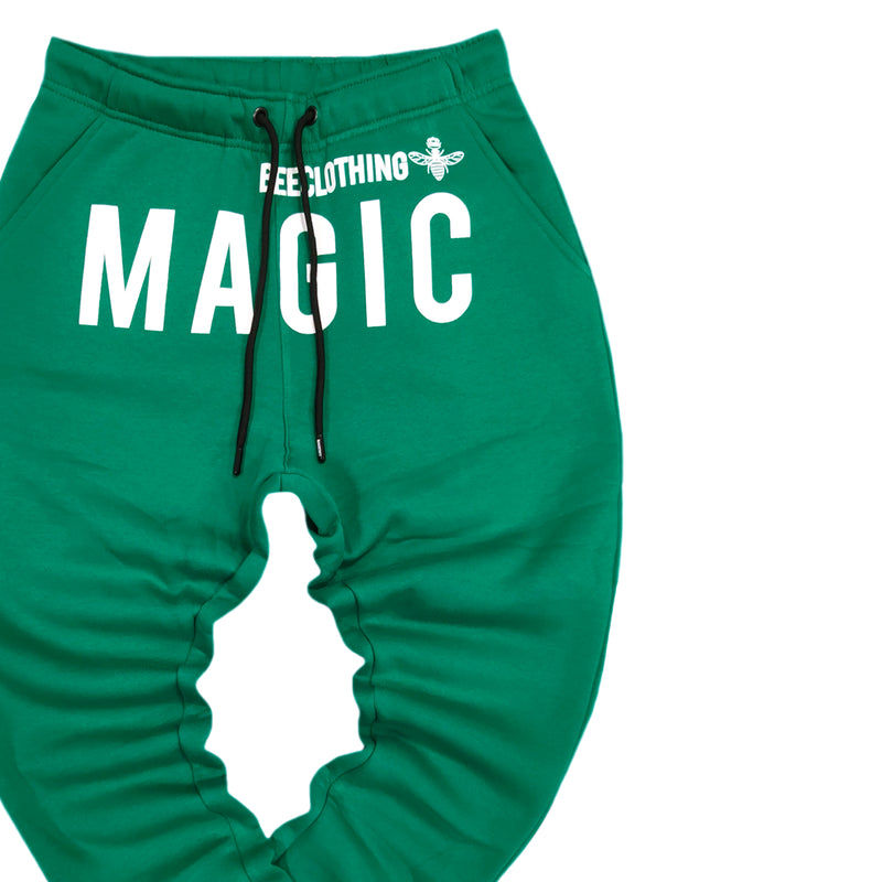 Magicbee - MB22405 - logo pants - green