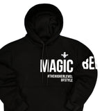 Magicbee - MB22507 - sleeves logo hoodie - black