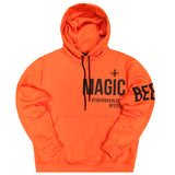 Magicbee - MB22507 - sleeves logo hoodie - orange