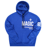 Magicbee - MB22507 - sleeves logo hoodie - royal blue