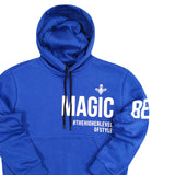 Magicbee - MB22507 - sleeves logo hoodie - royal blue
