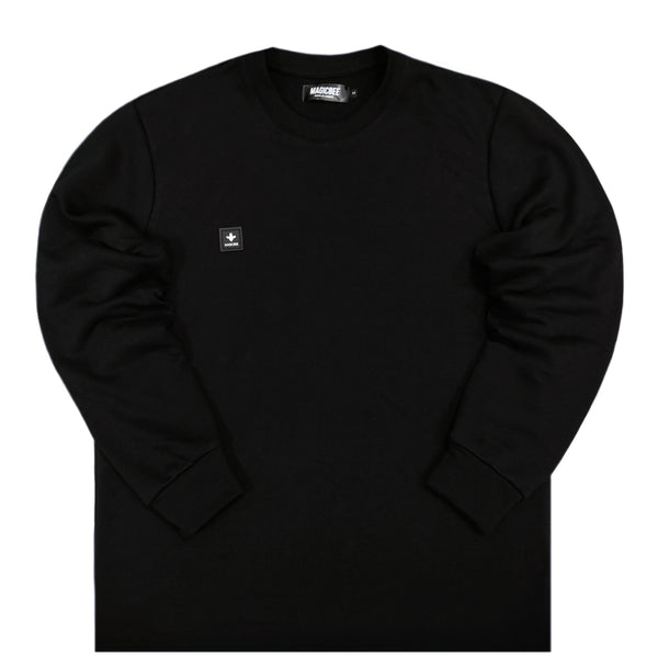 Magicbee - MB22509 - classic long sleeve tee - black