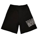 Magic bee - MB2255 - side logo shorts - black