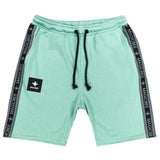 Magicbee - MB2258 - black tape shorts - fluo green