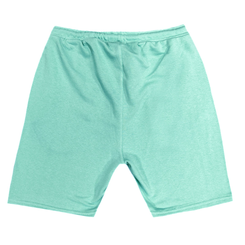 Magicbee - MB2258 - black tape shorts - fluo green