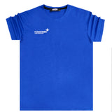 Magicbee - MB2301 - back glossy logo tee - blue