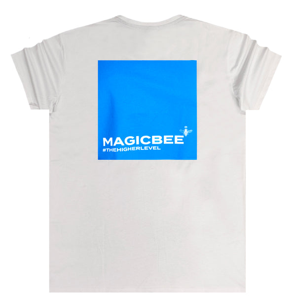 Magicbee - MB2301 - back glossy logo tee - white