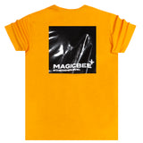 Magicbee - MB2301 - back glossy logo tee - yellow