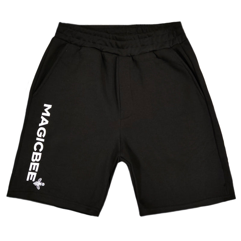 Magic bee big logo shorts - black