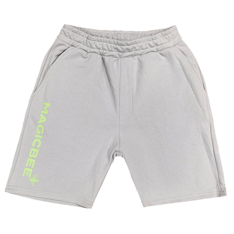 Magic bee - MB2352 - big logo shorts - ice