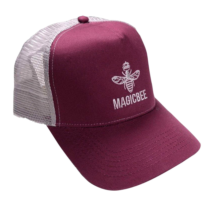 Magic bee - MB2240 - embroidered logo cap - burgundy
