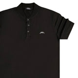 Madmext polo t-shirt luigi - black