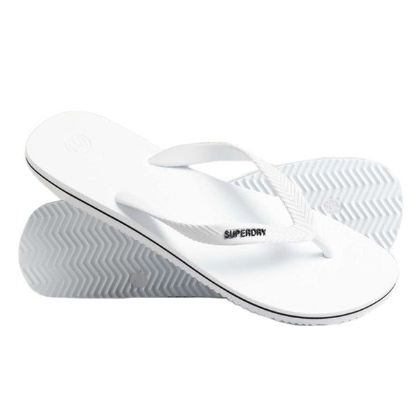 Superdry - MF310190A-04C - vintage classic flip flop - white