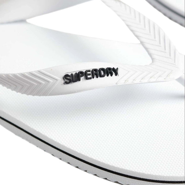 Superdry - MF310190A-04C - vintage classic flip flop - white